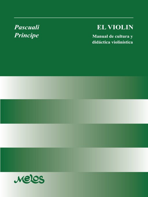 Title details for El violín by Giulio Pasquali - Available
